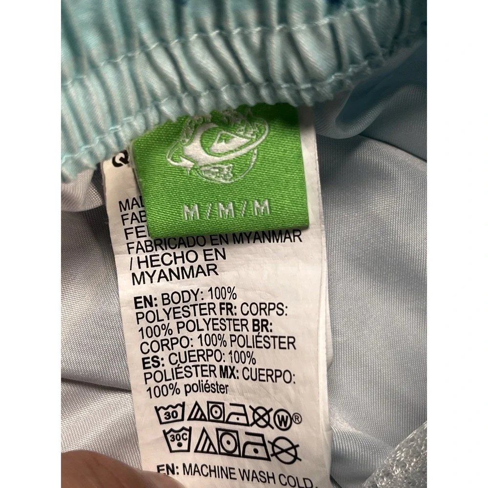 Quiksilver‎ Board Shorts Men Medium  Blue Everyday Scenic  Volley Swim